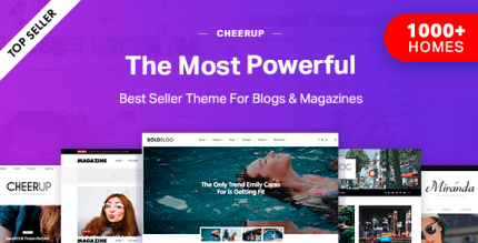 CheerUp 8.0.1 NULLED – Blog Magazine WordPress Blog Theme