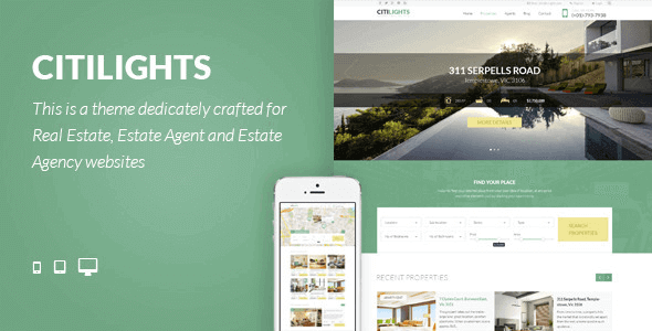 CitiLights 3.7.1 – Real Estate WordPress Theme