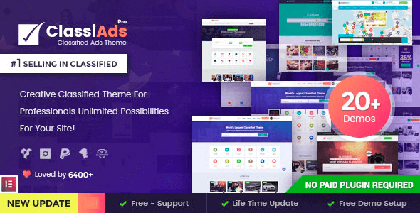 Classiads 6.1.4 NULLED – Classified Ads WordPress Theme