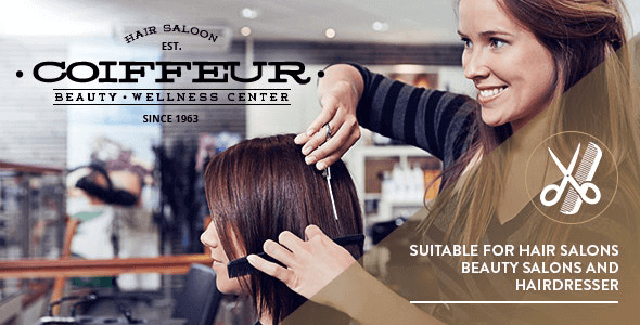 Coiffeur 7.9 NULLED – Hair Salon WordPress Theme