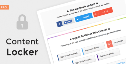 Content Locker Pro 1.0.16 – Premium WordPress Plugin