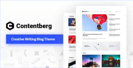 Contentberg 2.2.0 – Blog & Content Marketing Theme