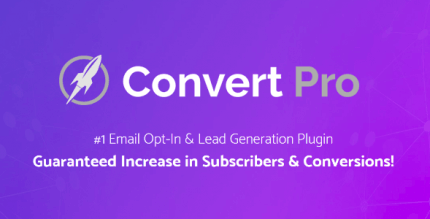 Convert Pro 1.7.7 NULLED – #1 Email Opt-In & Lead Generation Plugin + Addon 1.5.6
