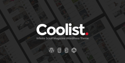 Coolist 1.2.4 – Infinite Scroll Magazine WordPress Theme