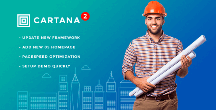 Cartana 2.0.2 – Building and Construction WordPress Theme