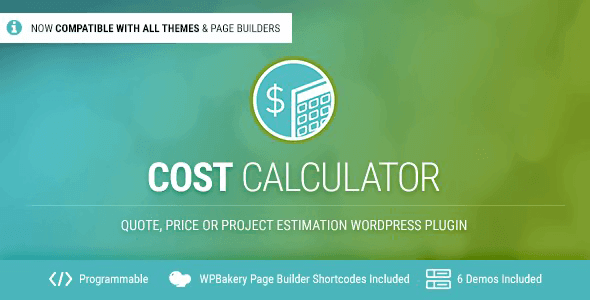 Cost Calculator 2.4.1 – WordPress Plugin