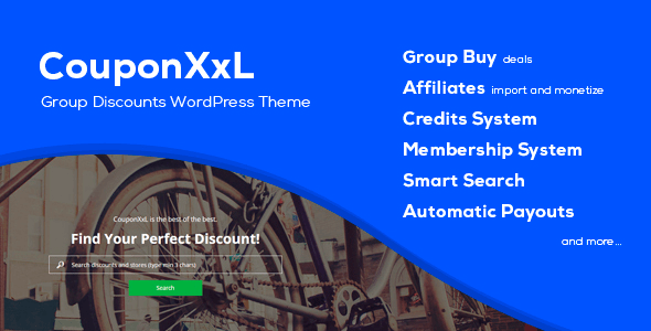 CouponXxL 3.0.0 – Deals Coupons & Discounts WP Theme