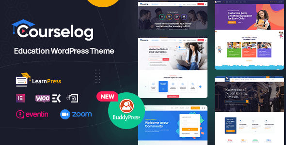 Courselog 1.4.1 – Education WordPress Theme