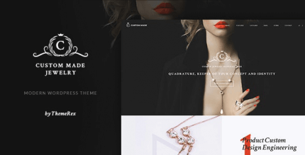 Custom Made 1.1.15 – Jewelry Manufacturer and Store WordPress Theme