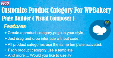 Customize Product Category For WPBakery Page Builder 5.2.0