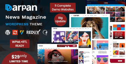 Darpan 3.3.1 – News Magazine WordPress Theme