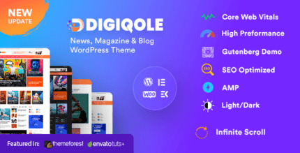 Digiqole 2.1.5 – News Magazine WordPress Theme