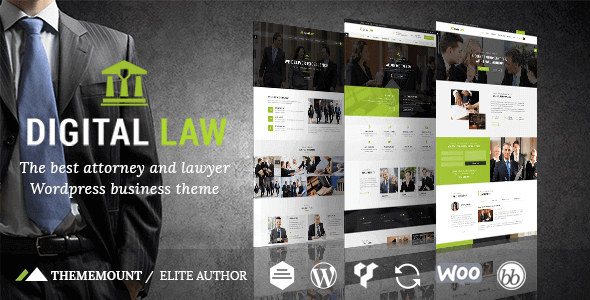 Digital Law 12.9 – Attorney Lawyer and Law Agency WordPress Theme