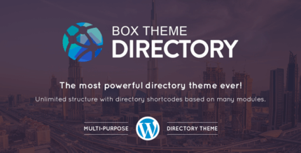DirectoryBOX 1.9 NULLED – Multi-purpose WordPress Theme
