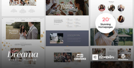 Dreama 1.2.4 – Engagement & Wedding Planner WordPress Theme