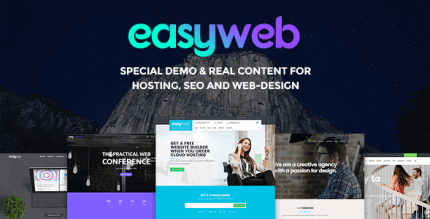 EasyWeb 2.4.5 – WP Theme For Hosting, SEO and Web-design Agencies