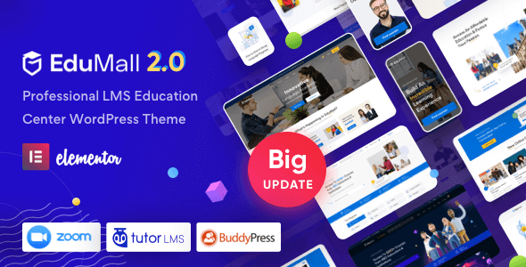 EduMall 4.2.4 – Professional LMS Education Center WordPress Theme