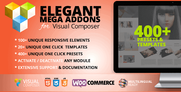 Elegant Mega Addons for Visual Composer 3.1.9