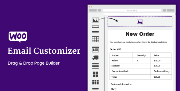 WooCommerce Email Customizer with Drag and Drop Email Builder 1.5.16