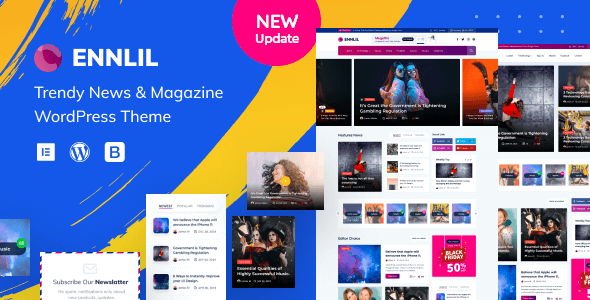 Ennlil 1.0.1 – Modern Magazine WordPress Theme