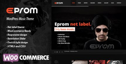 EPROM 2.2.2 – WordPress Music Theme