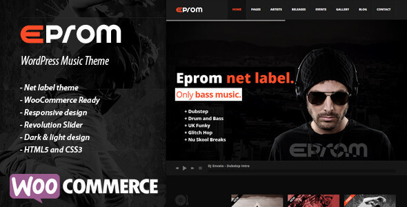EPROM 2.2.2 – WordPress Music Theme