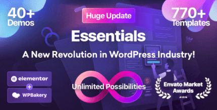 Essentials 3.2.0 NULLED – Multipurpose WordPress Theme
