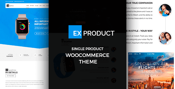 ExProduct 1.7.6 – Single Product theme