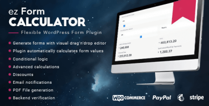 ez Form Calculator 2.14.1.2 NULLED – WordPress Plugin