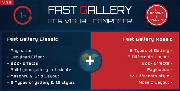Fast Gallery for Visual Composer 4.0