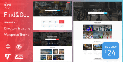 Findgo 1.3.50 – Directory & Listing WordPress Theme