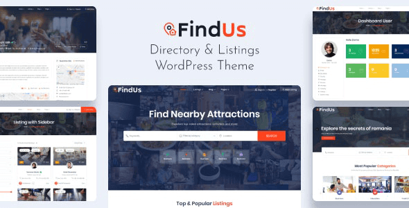 Findus 1.1.40 – Directory Listing WordPress Theme