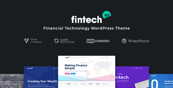 Fintech WP 1.2.4 – Financial Technology and Services WordPress Theme