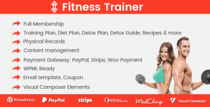 Fitness Trainer 1.6.7 – Training Membership Plugin