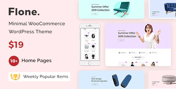 Flone 3.5.1 NULLED – Minimal WooCommerce WordPress Theme