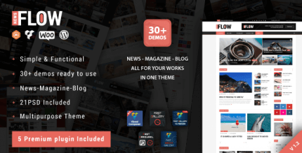 Flow News 3.0 – Magazine and Blog WordPress Theme