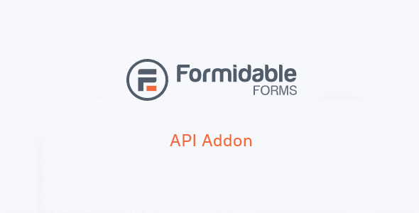 Formidable API Addon 1.15