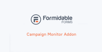 Formidable Campaign Monitor Addon 1.04