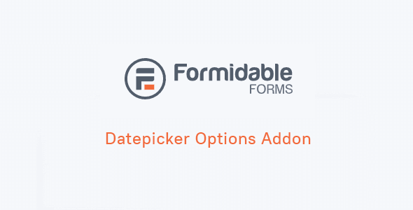 Formidable Datepicker Options Addon 2.0.4