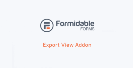 Formidable Export View  Addon 1.06