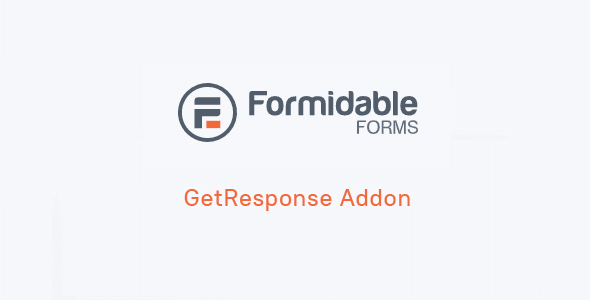 Formidable GetResponse Addon 1.05