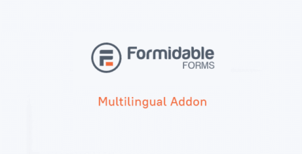 Formidable Multilingual Addon 1.10