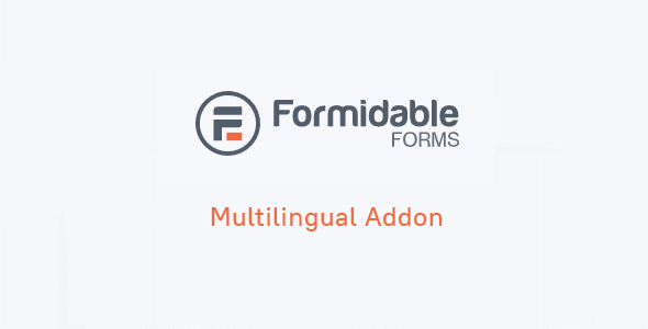 Formidable Multilingual Addon 1.10