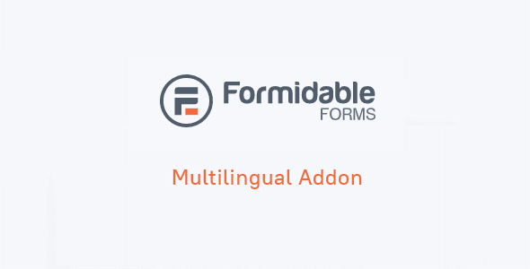 Formidable Multilingual Addon 1.13