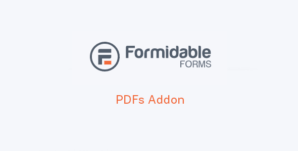 Formidable PDFs Addon 2.0.3