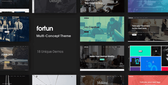 Fortun 1.2.5 – Multi-Concept WordPress Theme