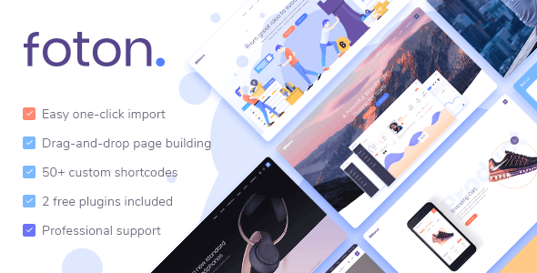 Foton 2.6.1 NULLED – A Multi-concept Software and App Landing Theme