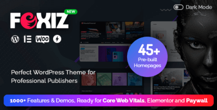 Foxiz 2.2.4 NULLED – WordPress Newspaper News and Magazine