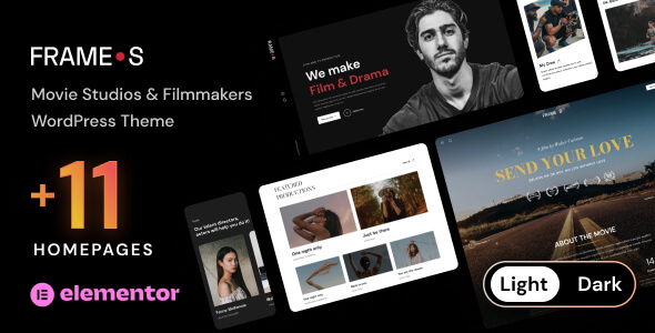 Frames 1.3.9 – Movie Studios & Filmmakers WordPress theme