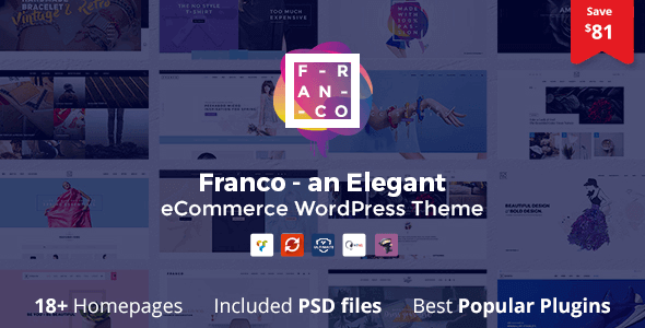 Franco 1.3.7 – Elegant WooCommerce WordPress Theme